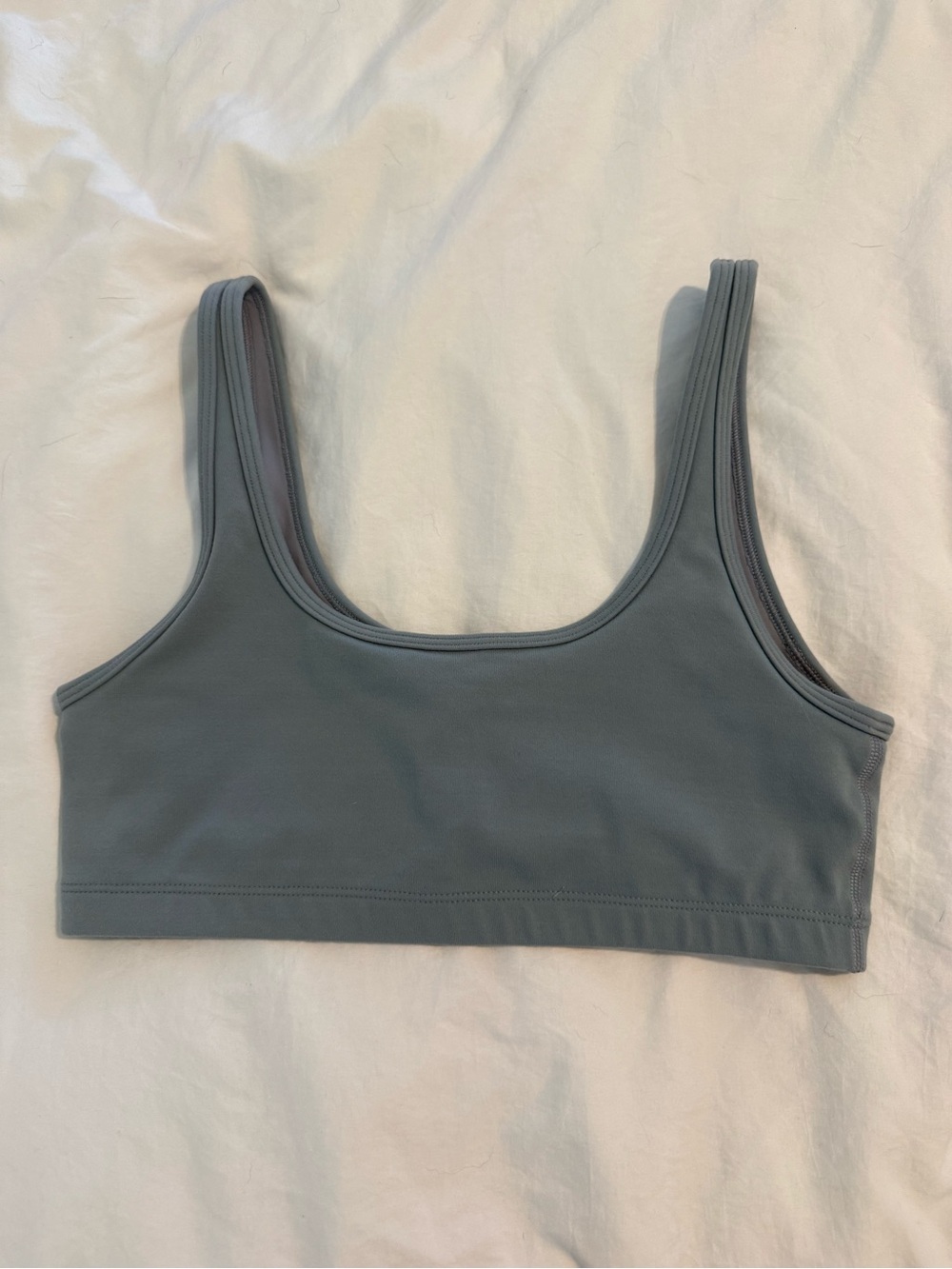 Aritzia mini bra top- Slate
